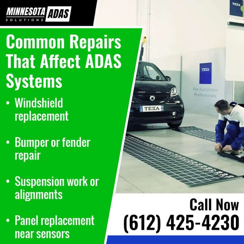 Common Repairs That Affect ADAS Systems