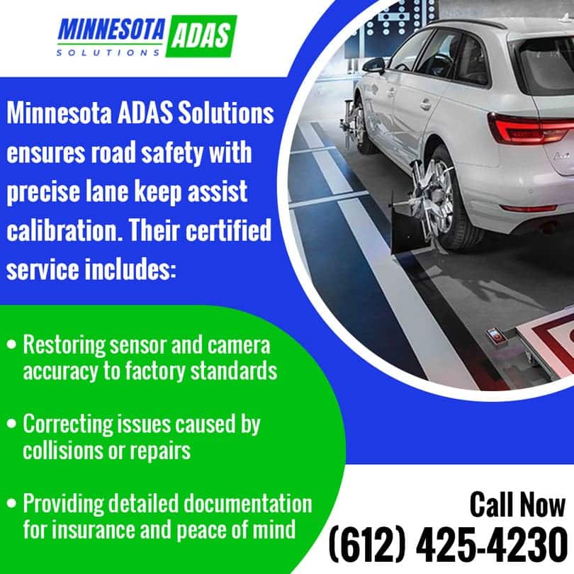 Precise lane keep assist calibration