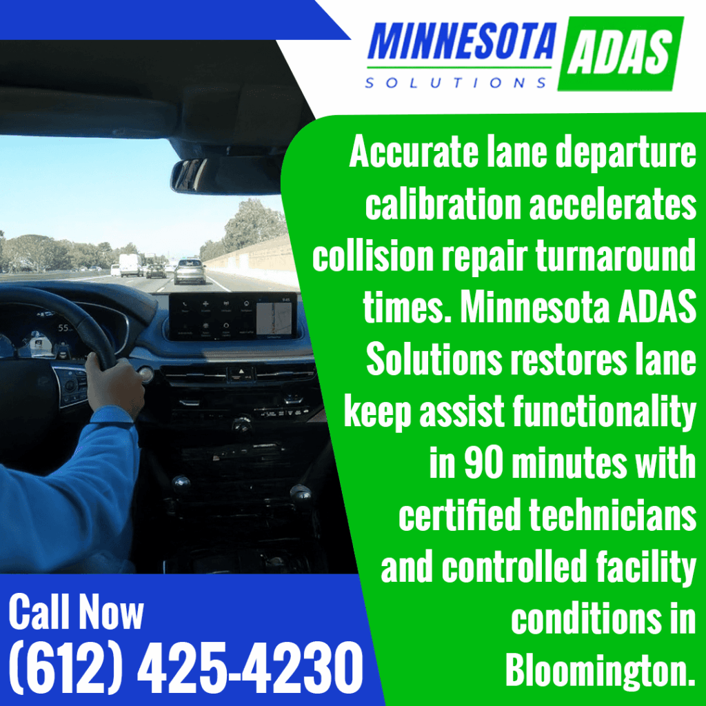 Accurate lane departure calibration