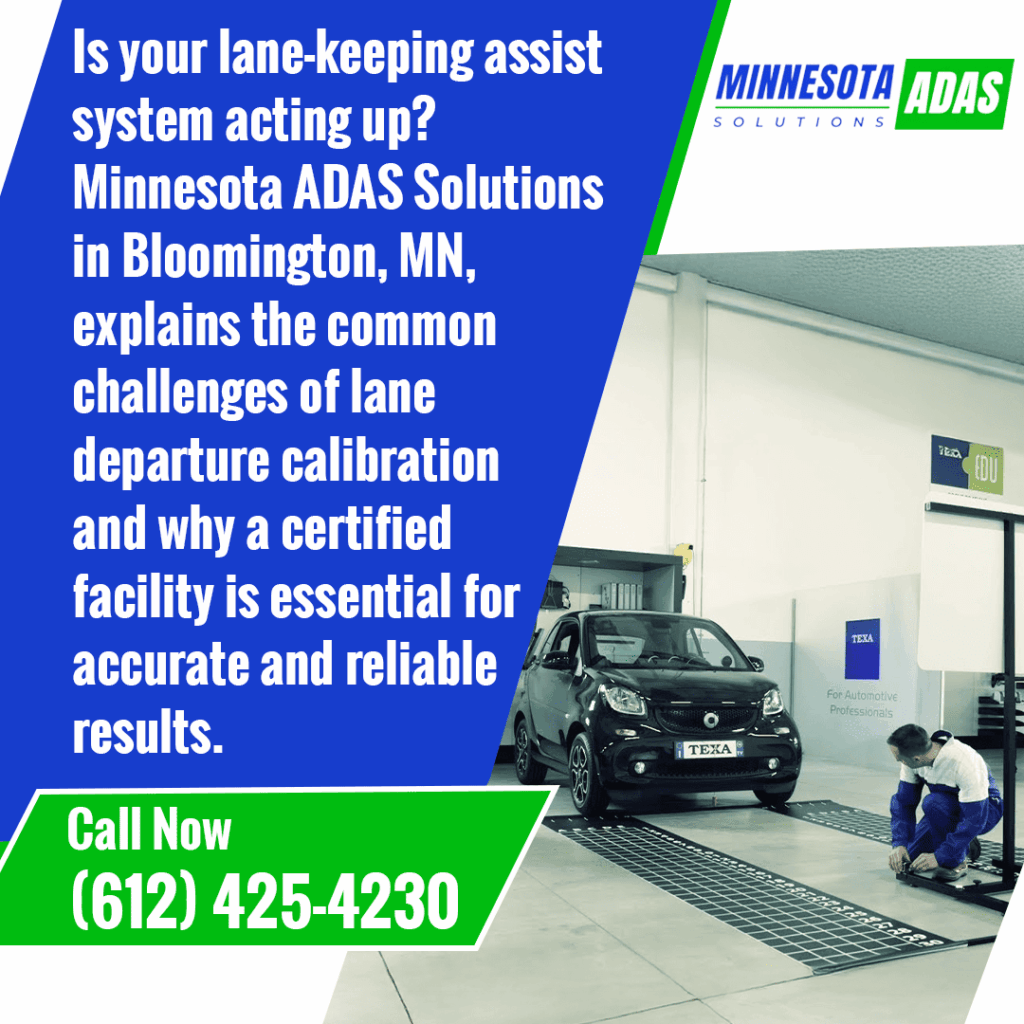 Lane departure calibration